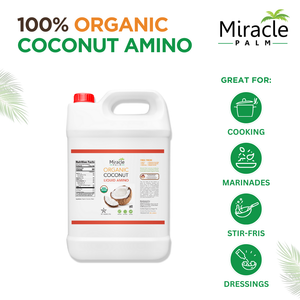 Miracle Palm Organic Coconut Liquid Aminos - 1 Gallon