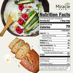 Miracle Palm Organic Coconut Butter - 1 Gallon