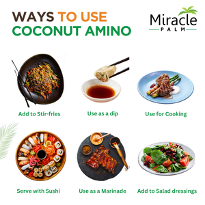 Miracle Palm Organic Coconut Liquid Aminos - 1 Gallon