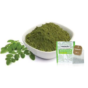 HELADIV Organic Moringa Superfood Tea, 20 Individually Sealed Tea Bags