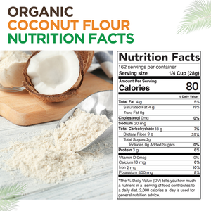 Miracle Palm Organic Coconut Flour - 10 lbs Box