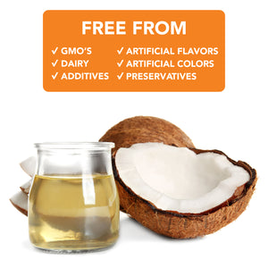 Miracle Palm Organic RBD Coconut Oil (RBD) Tasteless 1 Gallon