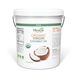 Miracle Palm Organic Virgin Coconut Oil (5 Gallons)